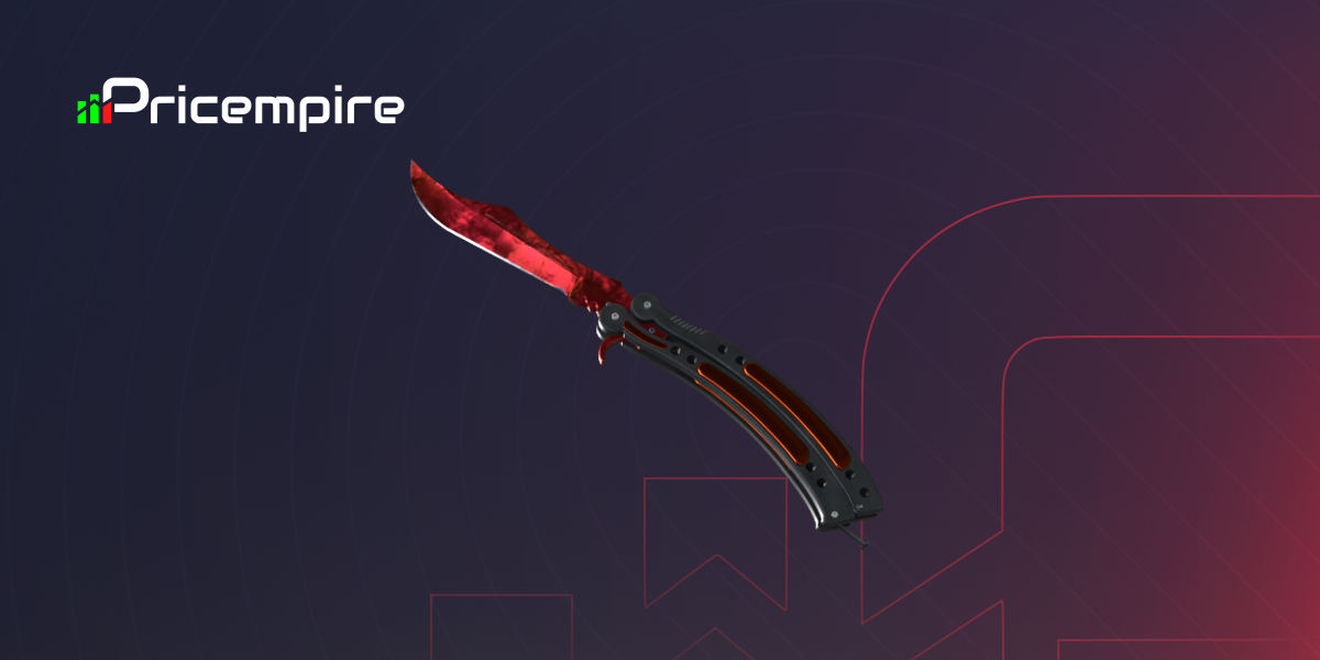 Butterfly Knife | Doppler - Ruby - CS2 skin Market Data
