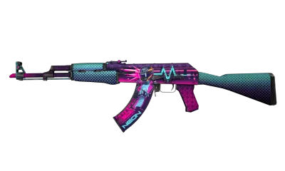 AK-47 | Neon Rider (Well-Worn) item image