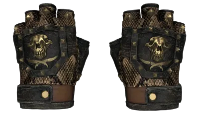 ★ Bloodhound Gloves | Snakebite (Well-Worn) item image