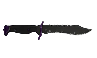 ★ Bowie Knife | Ultraviolet (Well-Worn) item image