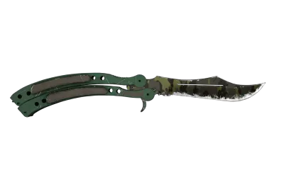 ★ StatTrak™ Butterfly Knife | Boreal Forest (Well-Worn) item image