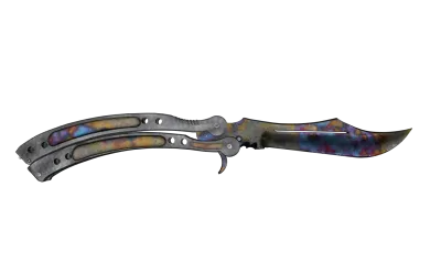 ★ Butterfly Knife | Case Hardened (Well-Worn) item image