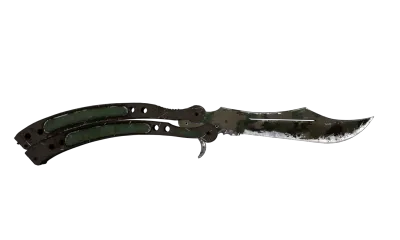 ★ StatTrak™ Butterfly Knife | Forest DDPAT (Well-Worn) item image