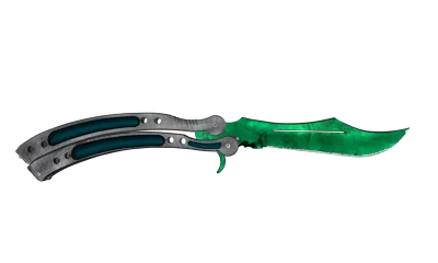 ★ StatTrak™ Butterfly Knife | Gamma Doppler (Factory New) - Emerald item image