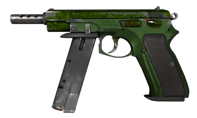 CZ75-Auto | Emerald Quartz (Well-Worn) item image