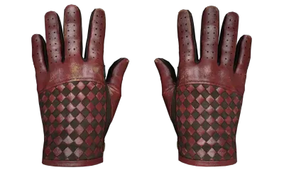 ★ Driver Gloves | Crimson Weave (Well-Worn) item image
