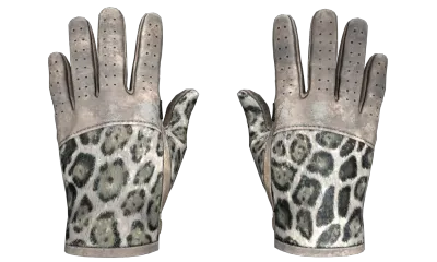 ★ Driver Gloves | Snow Leopard (Well-Worn) item image