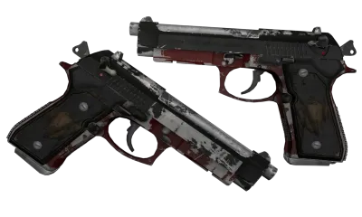 Dual Berettas | Panther (Well-Worn) item image