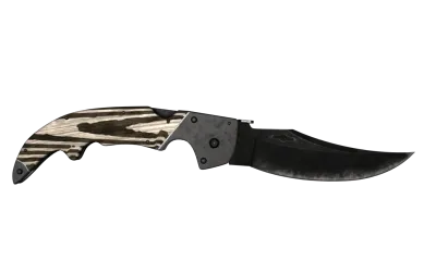★ Falchion Knife | Black Laminate (Well-Worn) item image