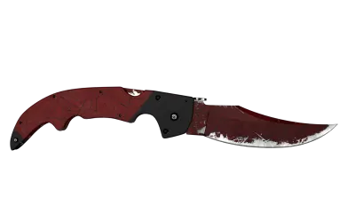 ★ Falchion Knife | Crimson Web (Well-Worn) item image