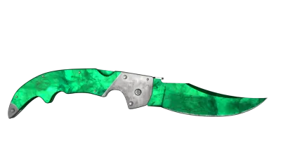 ★ Falchion Knife | Gamma Doppler (Factory New) - Emerald item image