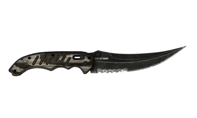 ★ Flip Knife | Black Laminate (Well-Worn) item image
