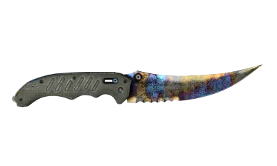 ★ Flip Knife | Case Hardened (Well-Worn) item image