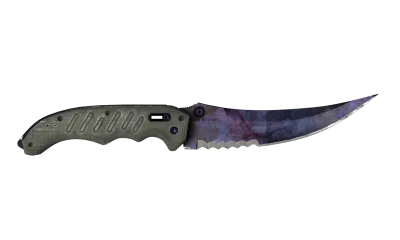 ★ Flip Knife | Doppler (Factory New) - Black Pearl item image