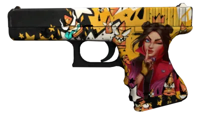 Glock-18 | Bullet Queen (Well-Worn) item image