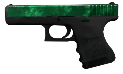 Glock-18 | Gamma Doppler (Battle-Scarred) - Emerald item image