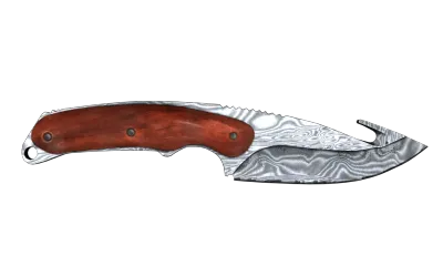 ★ Gut Knife | Damascus Steel (Well-Worn) item image