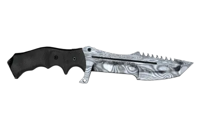 ★ Huntsman Knife | Damascus Steel (Well-Worn) item image