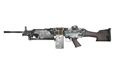 M249 | Blizzard Marbleized (Well-Worn) item image