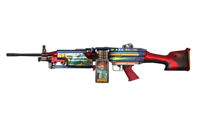 StatTrak™ M249 | Nebula Crusader (Factory New) item image