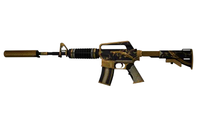M4A1-S | Golden Coil (Well-Worn) item image