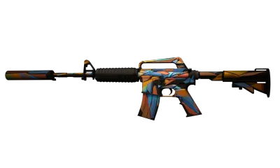 M4A1-S | Leaded Glass (Well-Worn) item image