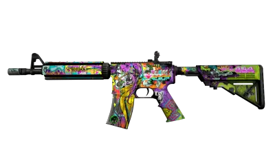 M4A4 | In Living Color (Well-Worn) item image