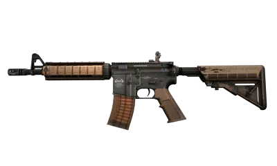 M4A4 | Poly Mag (Well-Worn) item image
