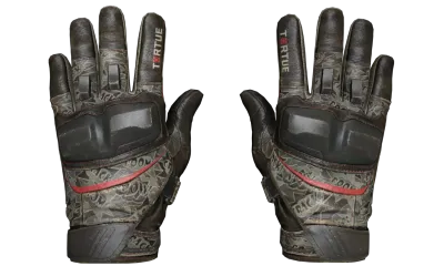 ★ Moto Gloves | Boom! (Well-Worn) item image