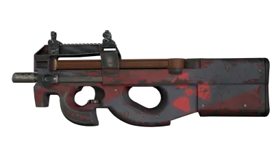 P90 | Fallout Warning (Well-Worn) item image