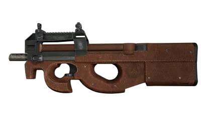 P90 | Leather (Well-Worn) item image