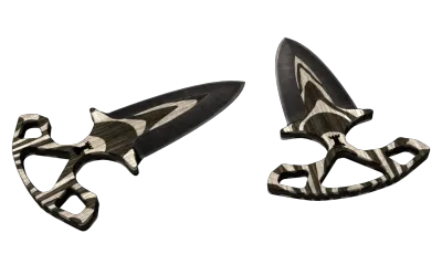★ Shadow Daggers | Black Laminate (Well-Worn) item image