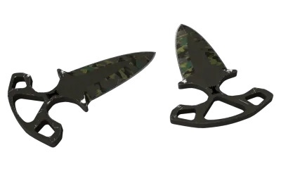 ★ Shadow Daggers | Boreal Forest (Well-Worn) item image