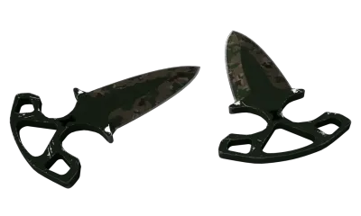 ★ Shadow Daggers | Forest DDPAT (Well-Worn) item image