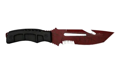 ★ Survival Knife | Crimson Web (Well-Worn) item image