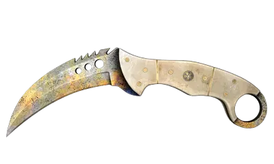 ★ StatTrak™ Talon Knife | Case Hardened (Battle-Scarred) item image