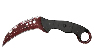 ★ Talon Knife | Crimson Web (Well-Worn) item image