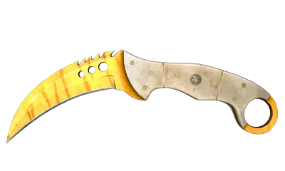 ★ StatTrak™ Talon Knife | Tiger Tooth (Minimal Wear) item image