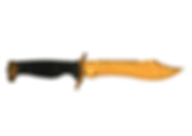 Bowie Knife | Tiger Tooth skin image