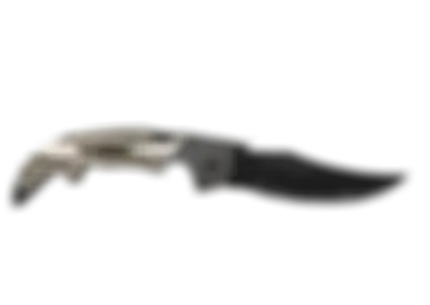 Falchion Knife | Black Laminate skin image