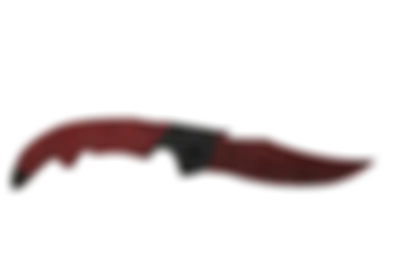 Falchion Knife | Crimson Web skin image