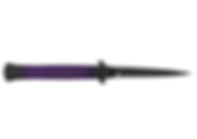 Stiletto Knife | Ultraviolet skin image