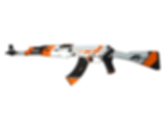 AK-47 | Asiimov (Well-Worn) float preview 5 %