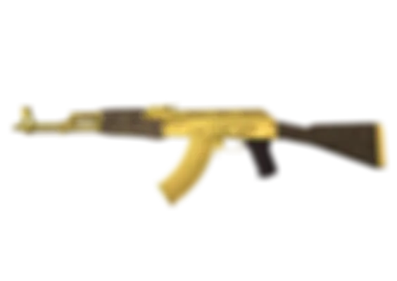 AK-47 | Gold Arabesque (Battle-Scarred) float preview 0 %