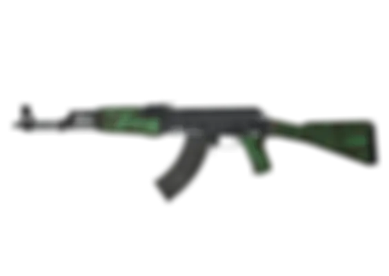 AK-47 | Green Laminate (Well-Worn) float preview 2 %