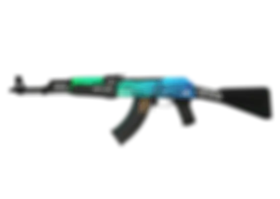 AK-47 | Ice Coaled (Well-Worn) float preview 0 %