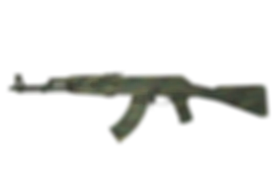 AK-47 | Jungle Spray (Well-Worn) float preview 6 %