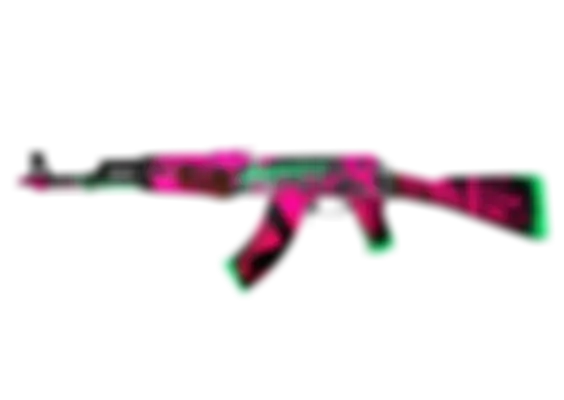 AK-47 | Neon Revolution (Well-Worn) float preview 0 %