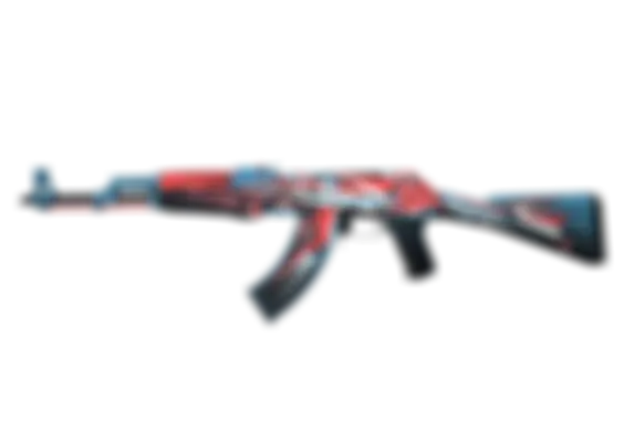AK-47 | Point Disarray (Well-Worn) float preview 0 %