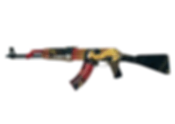 AK-47 | The Empress (Well-Worn) float preview 0 %